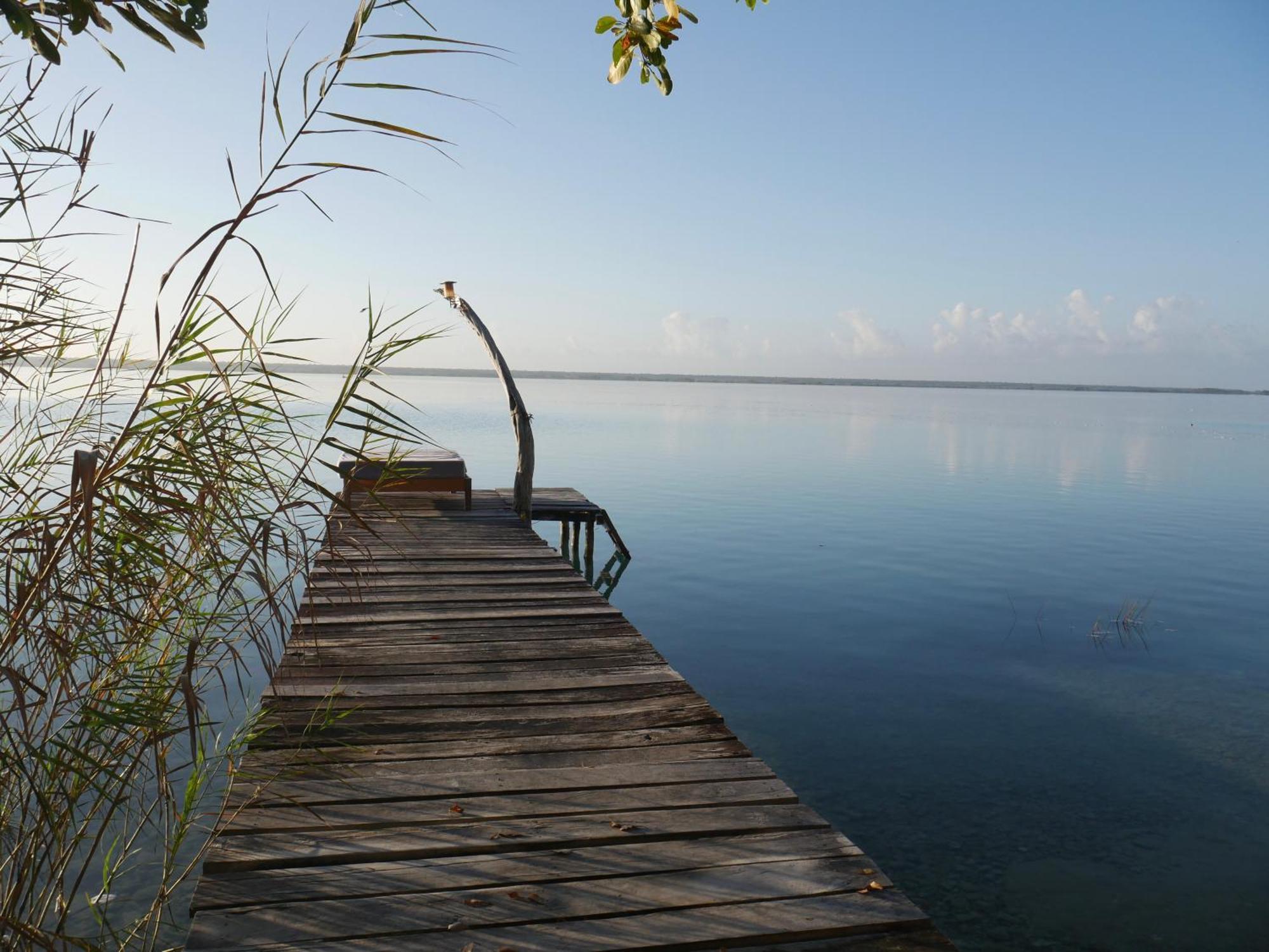 Villa Santuario Lake Front Oasis باكالار المظهر الخارجي الصورة